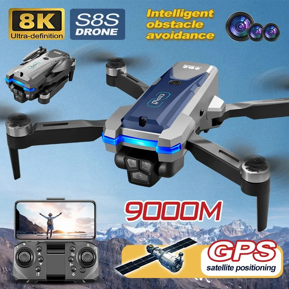 Drone Camera Wide Angle - S8S GPS 드론 5G 와이파이 8K