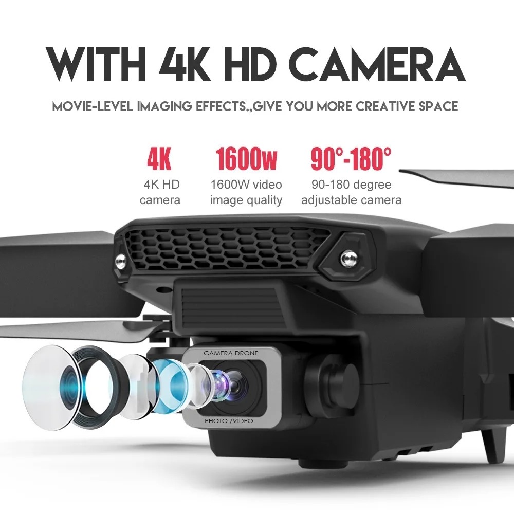 RC 드론 신제품 E88Pro 4K 전문가용 2개 배터 - Drone Camera Wide Angle 리뷰 및 가격